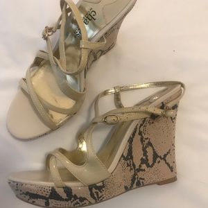 Charles Platform Wedge Sandal 7.5